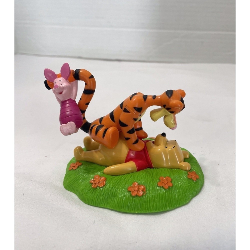 Disney DecoPac Winnie the Pooh Tigger Piglet Cake Topper Figurine 2009 Multi Col
